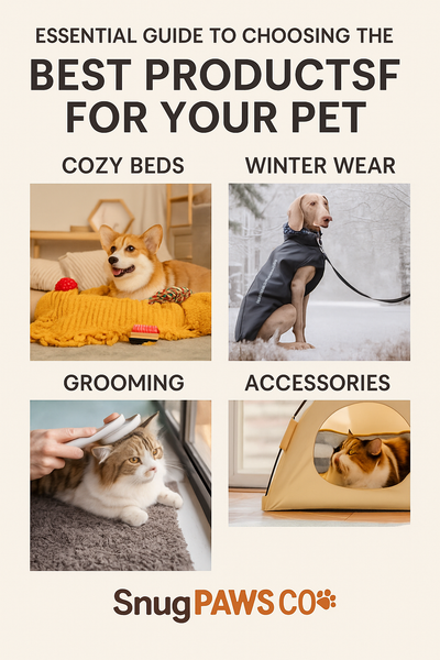 🐾 How to Choose the Perfect Pet Bed, Jacket, or Accessory for Your Furry Friend